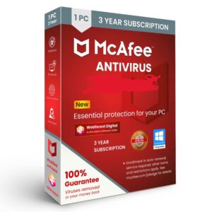 McAfee-Antivirus-1-User-For-3-Years